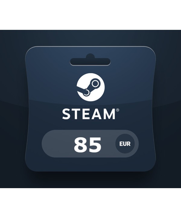 Steam Wallet Card €85 Activation Code Steam Key EUROPE